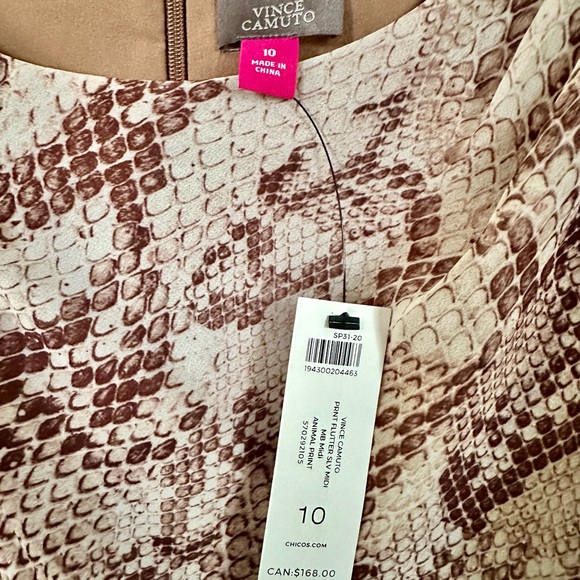 🎁NWT Vince Camuto Animal Print Dress 8/10🎁 - Picture 3 of 6